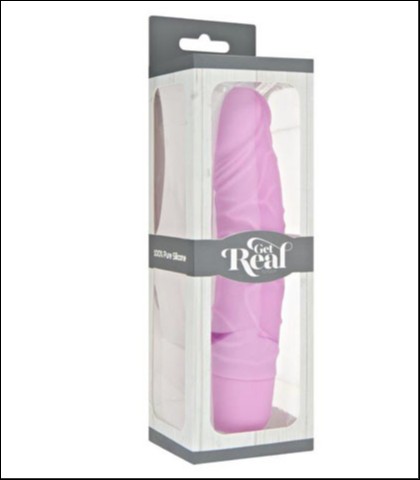 Roze silikonski vibrator + lubrikant